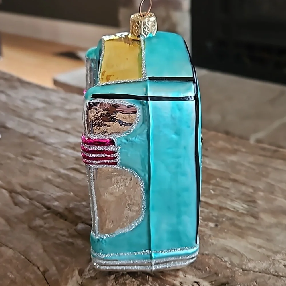 Glass Ornament Juke Box Holiday or Christmas Collectible